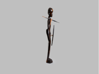 Art Deco Warrior Figure